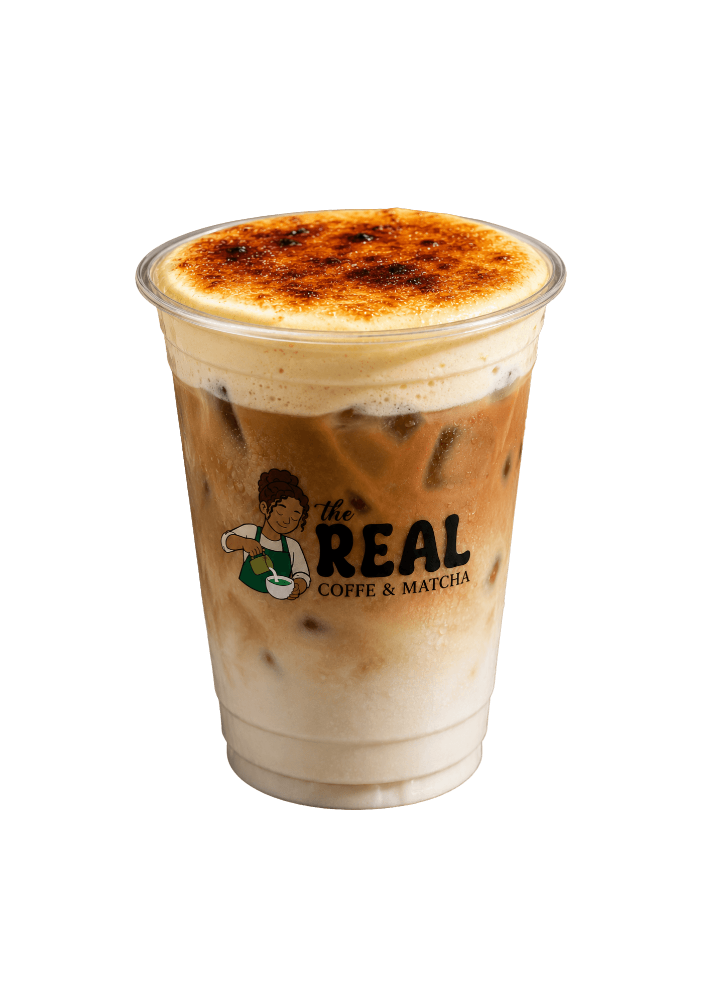 Latte crème brûlée